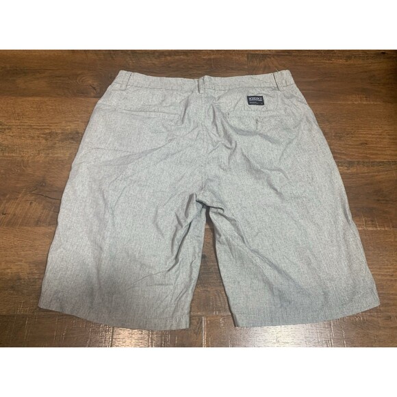 Ezekiel Men's Shorts Size 34 Tan Gray Flat Front Chino Lightweight 10” Inseam - Picture 4 of 5